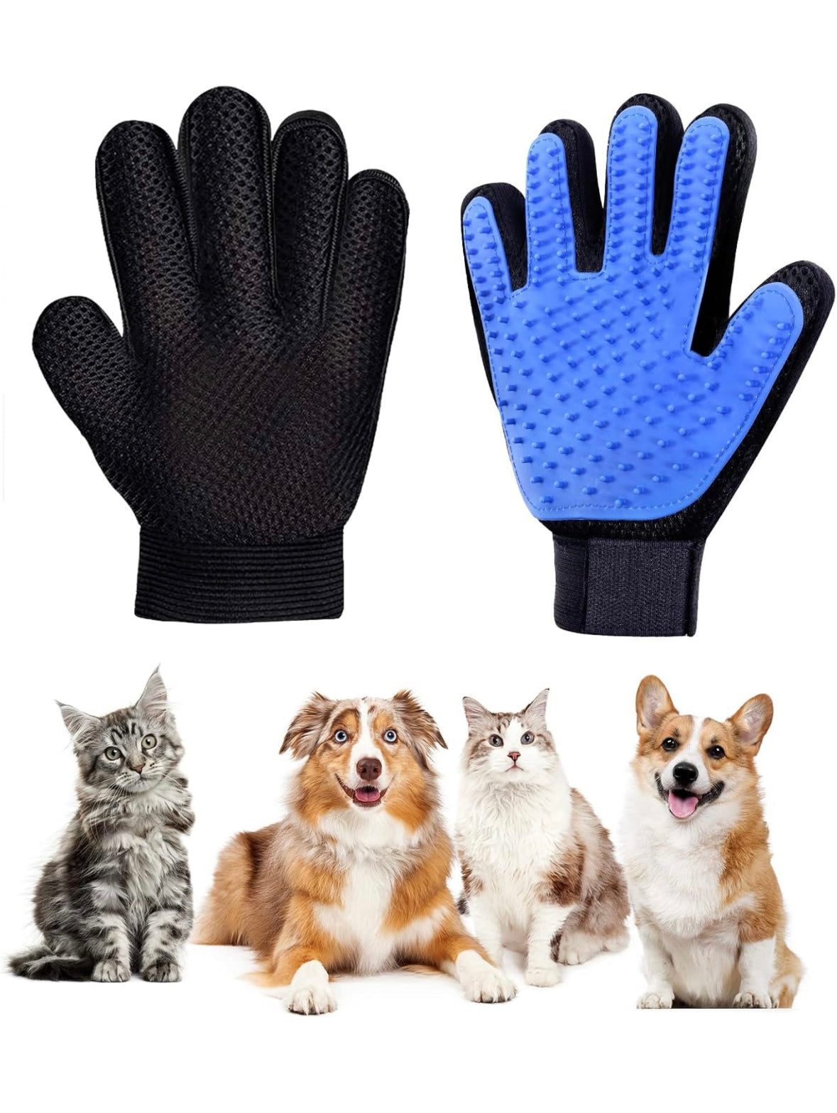 Arnés Ajustable Reflectante Talla L + 1 Guante de Aseo para Perros y Gatos - Accesorio para Mascotas