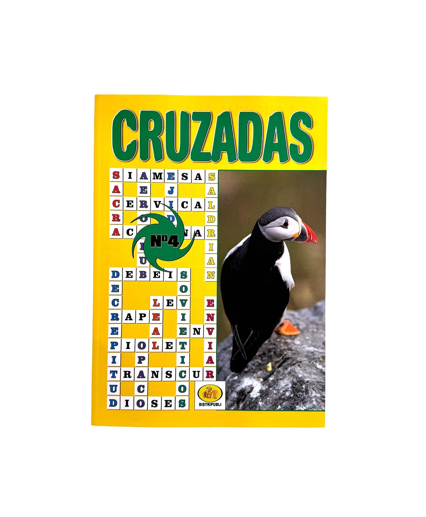 Cruzadas Pasatiempos para Adultos, Pack de 4 Libros, Blanco y Negro, En español