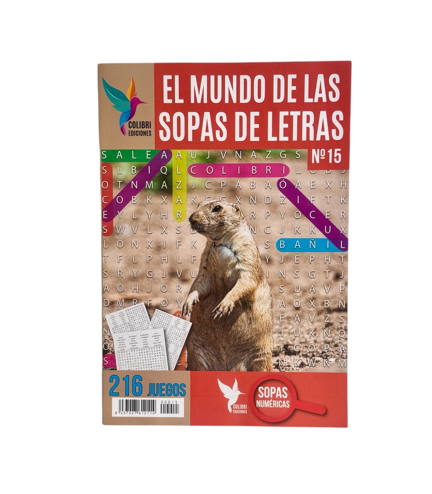 Sopas de Letras, Pack de 3 Unidades, 300 Páginas, 630 Sopas de Letras