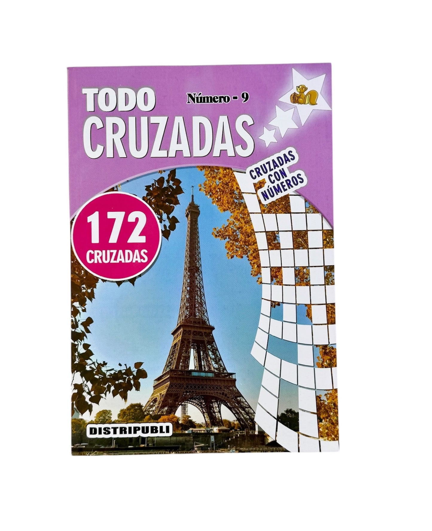 Cruzadas Pack De 4 Libros, 688 Cruzadas Con Números, Pasatiempos En Español