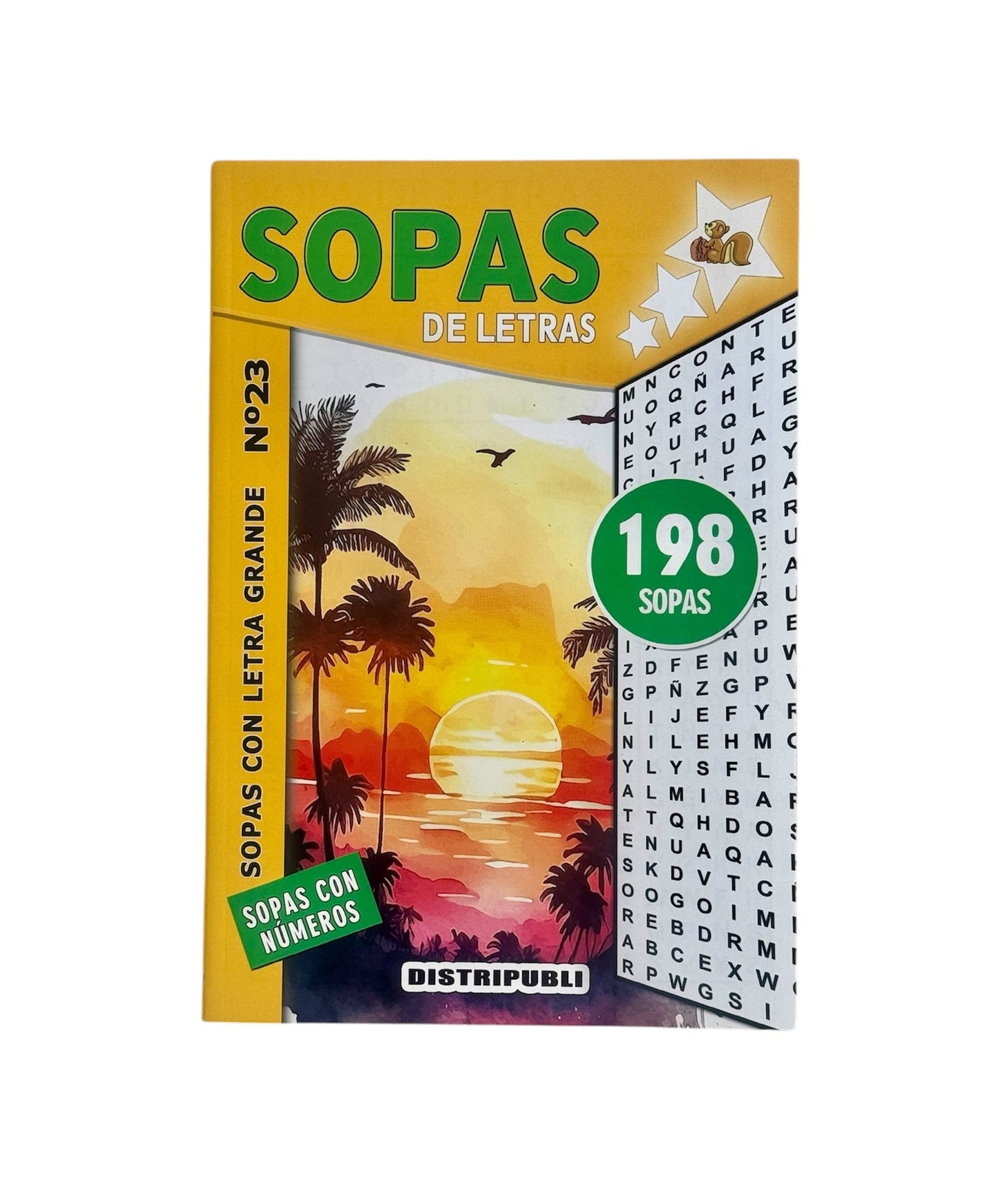 El Mundo De Las Sopas De Letras Pack de 3 Unidades Son 630 Sopas De Letras Y En Letras Grandes