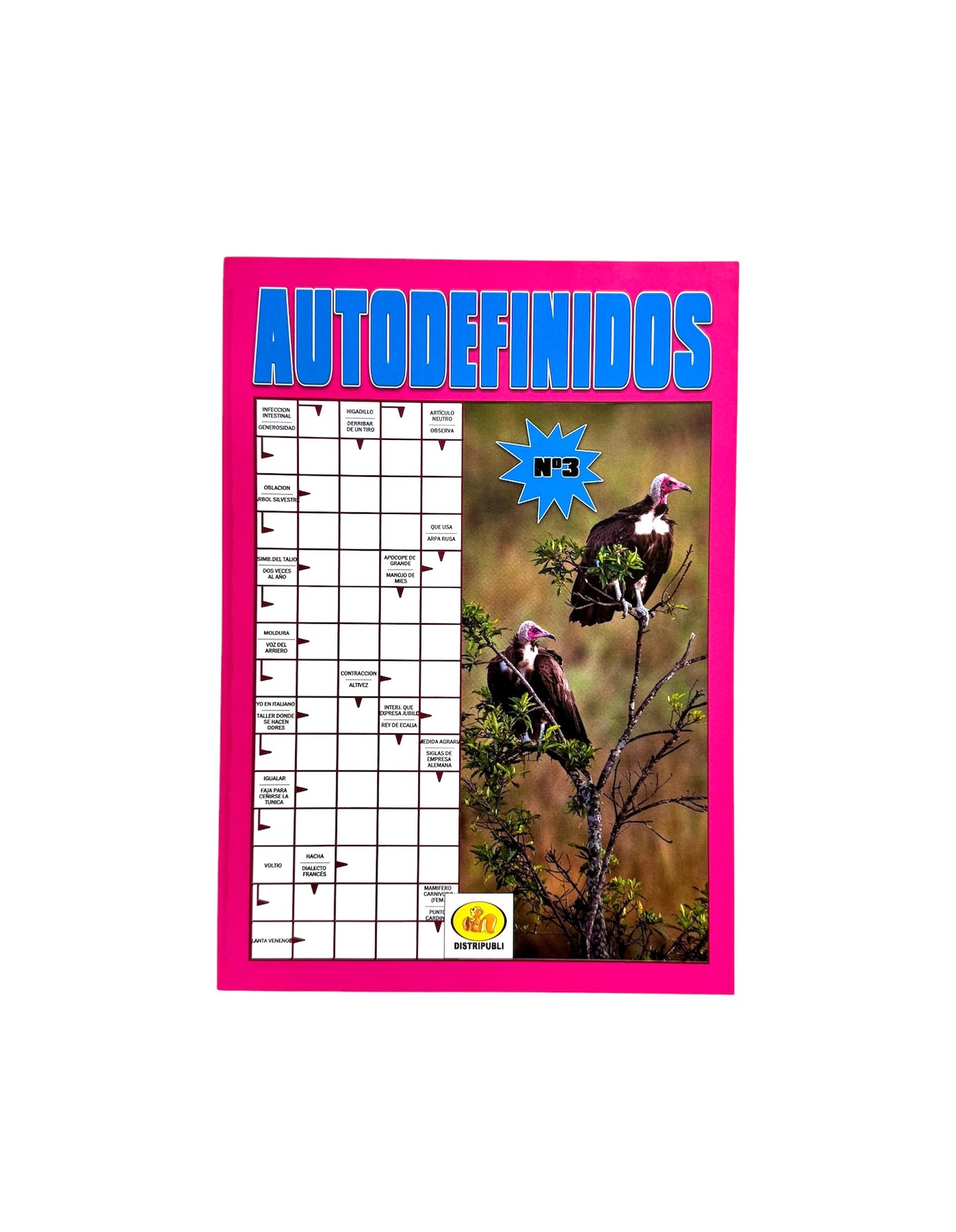 Autodefinidos Pack De 4 Libros Pasatiempos En español Para Adultos Blanco y Negro